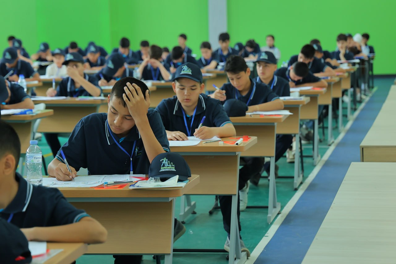 Participants working